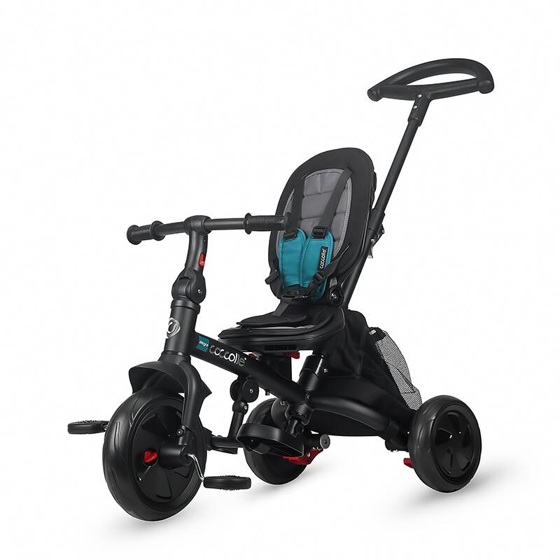 Tricicleta multifunctionala Coccolle Alegra Turquoise tide - gogobaby.ro