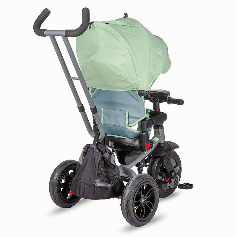 Tricicleta multifunctionala Coccolle Pianti Mint Green - gogobaby.ro