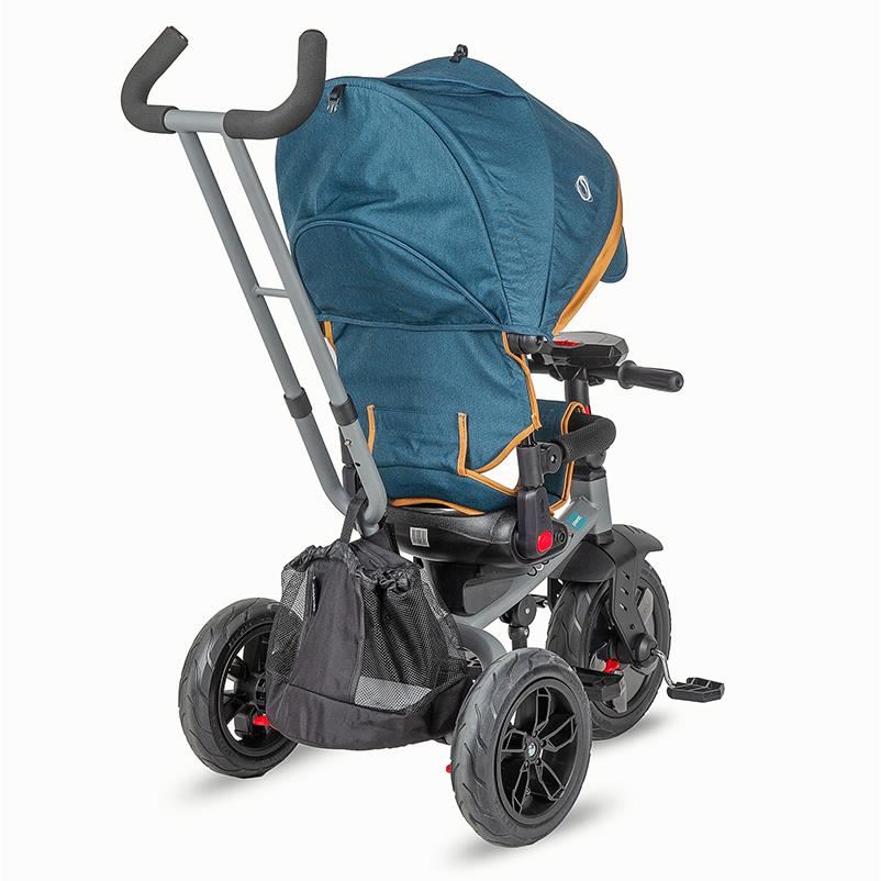Tricicleta multifunctionala Coccolle Pianti True Blue - gogobaby.ro