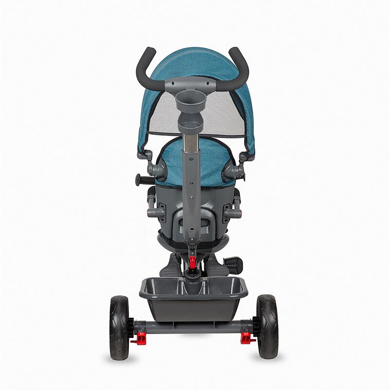 Tricicleta multifunctionala Coccolle Primo Turquoise tide - gogobaby.ro