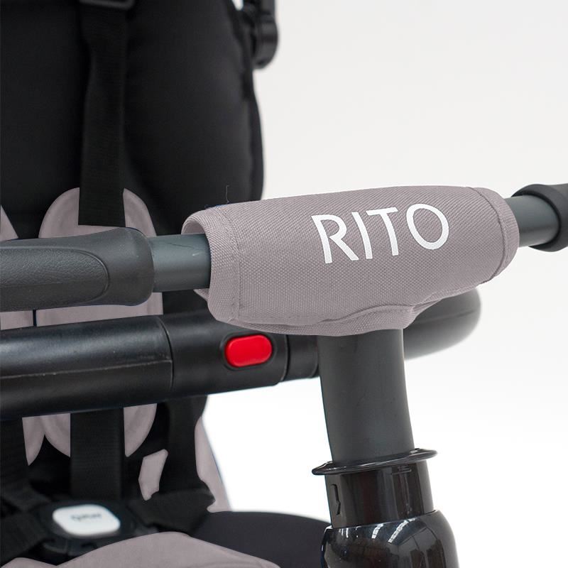 Tricicleta pliabila Qplay Rito+ Gri - gogobaby.ro