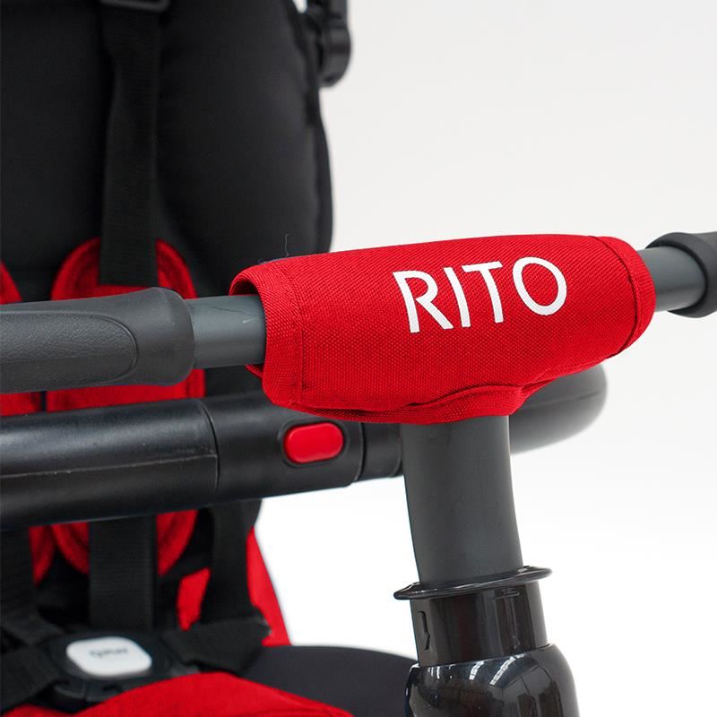 Tricicleta pliabila Qplay Rito+ Rosu - gogobaby.ro