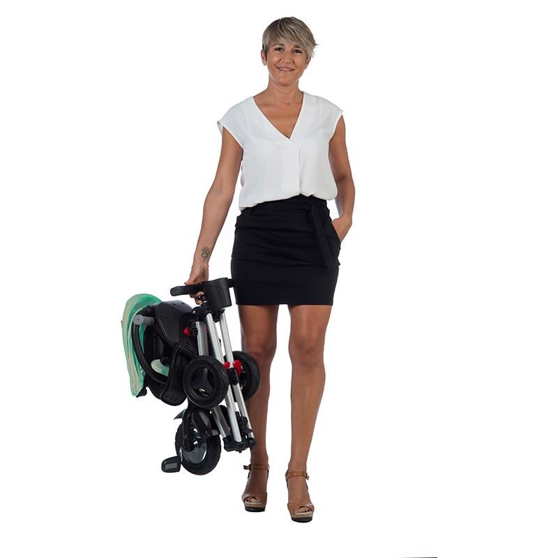 Tricicleta ultrapliabila Qplay Nova verde menta - gogobaby.ro