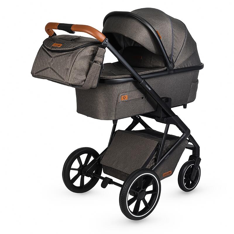 Carucior modular 2in1 C Nessia Anthracite+Balansoar bebelusi C Velio Butternut - gogobaby.ro