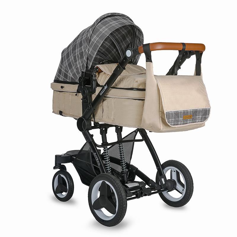 Carucior transformabil 3in1 Coccolle Ambra Safari Beige - gogobaby.ro