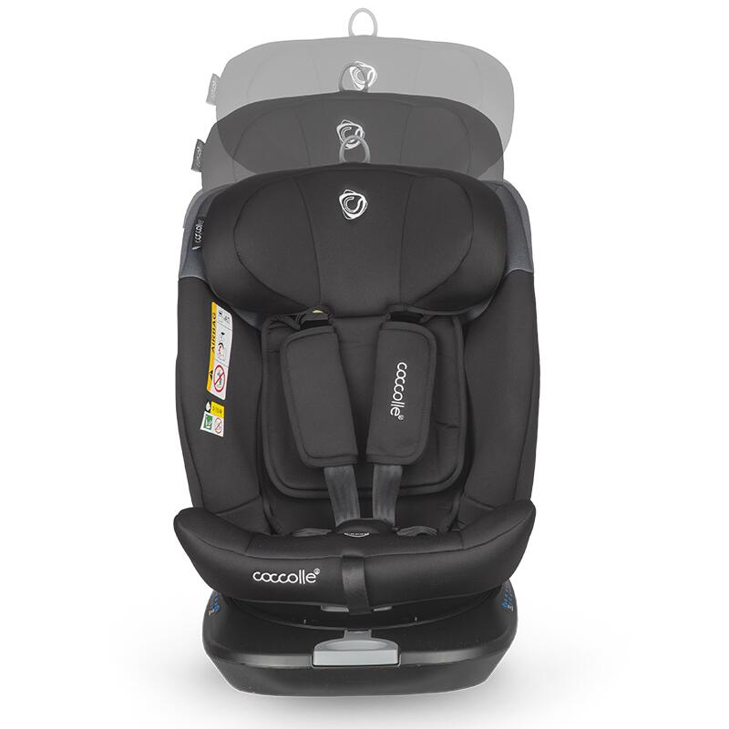Scaun auto iSize 40-150 cm Coccolle Atira Diamond black - gogobaby.ro