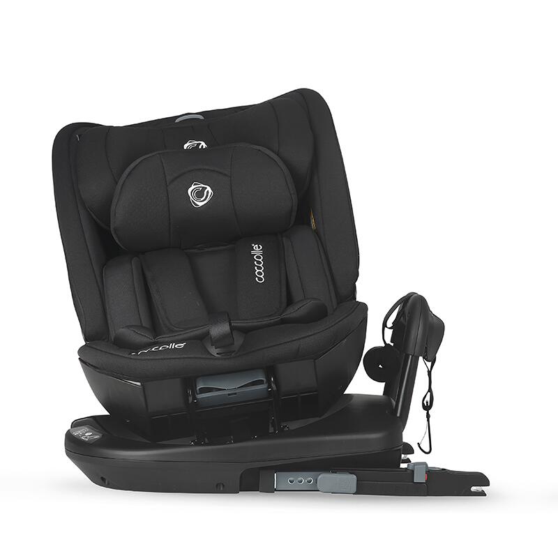 Scaun auto rotativ iSize Coccolle Velsa Jet black - gogobaby.ro