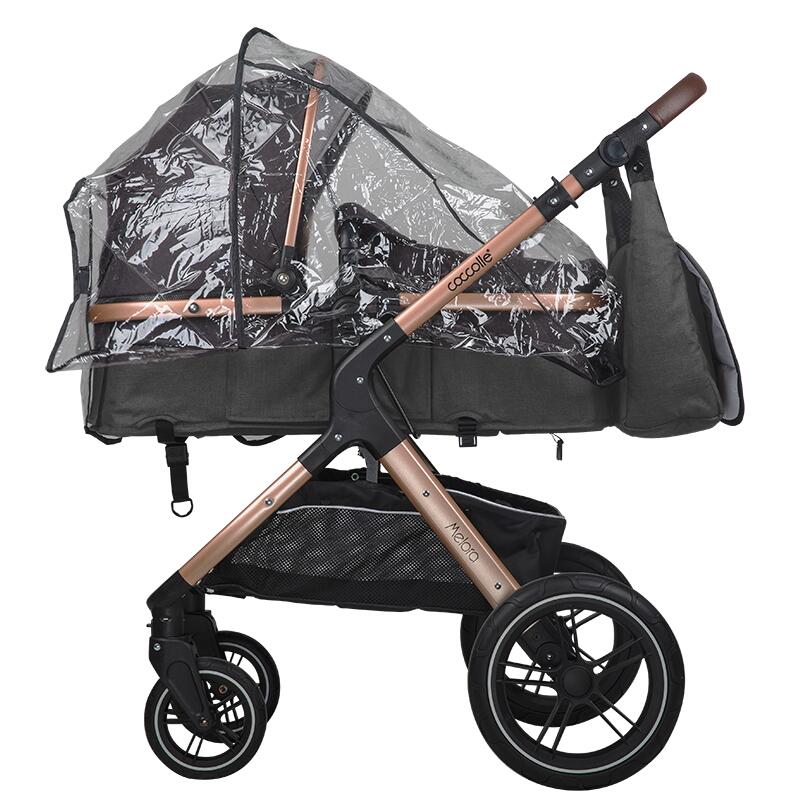 Carucior transformabil 3in1 Coccolle Melora Diamond black - gogobaby.ro