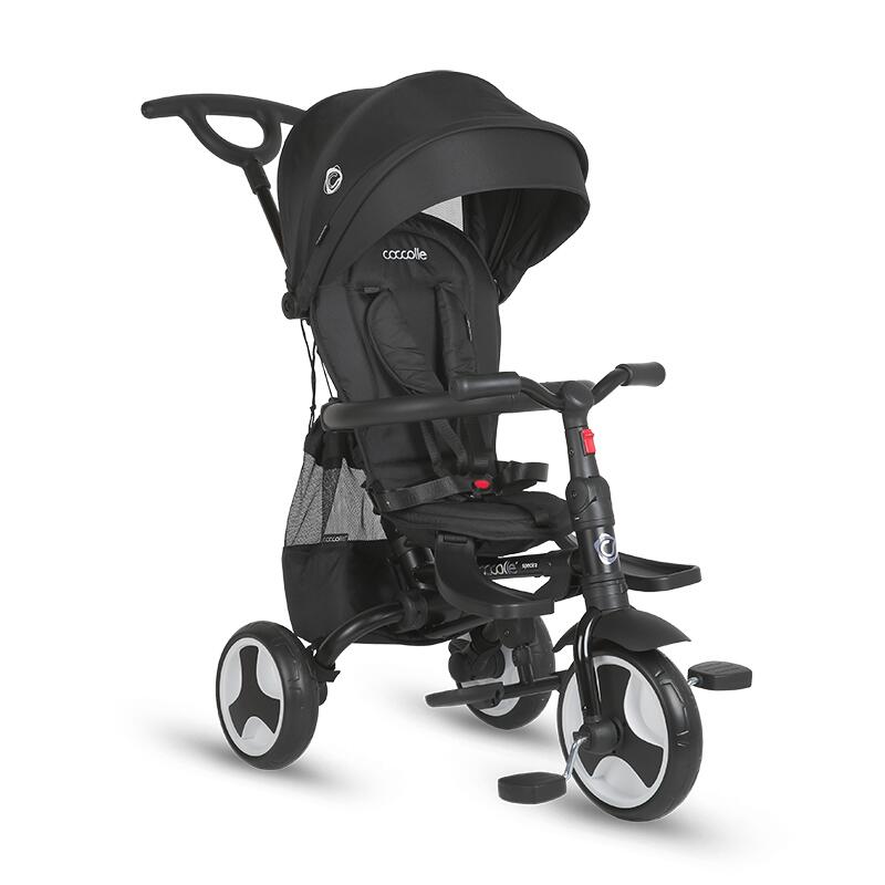 Tricicleta ultrapliabila Coccolle Spectra plus Jet Black - gogobaby.ro