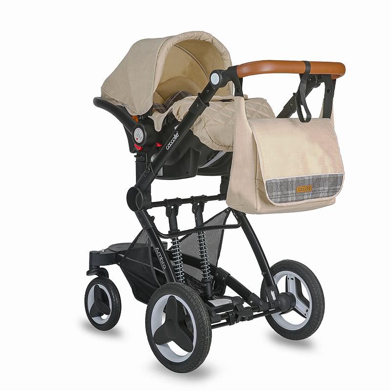 Carucior transformabil 3in1 Coccolle Ambra Safari Beige - gogobaby.ro