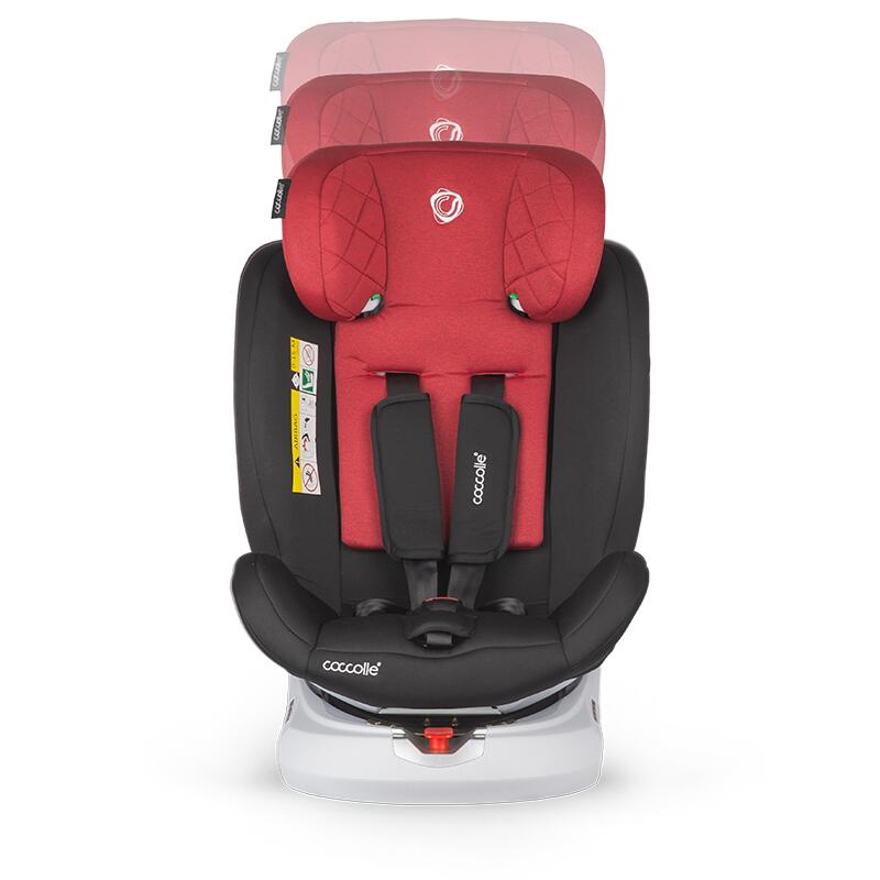 Scaun auto iSize 40-150 cm Coccolle Lyra Dahlia red - gogobaby.ro