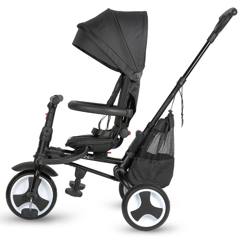 Tricicleta ultrapliabila Coccolle Spectra plus Jet Black - gogobaby.ro