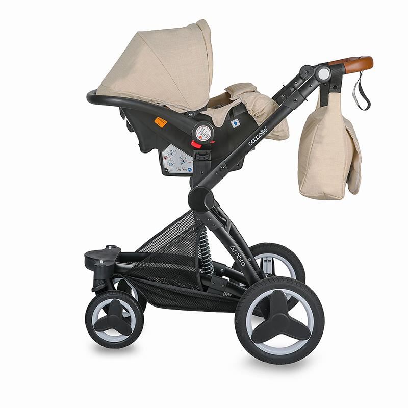 Carucior transformabil 3in1 Coccolle Ambra Safari Beige - gogobaby.ro