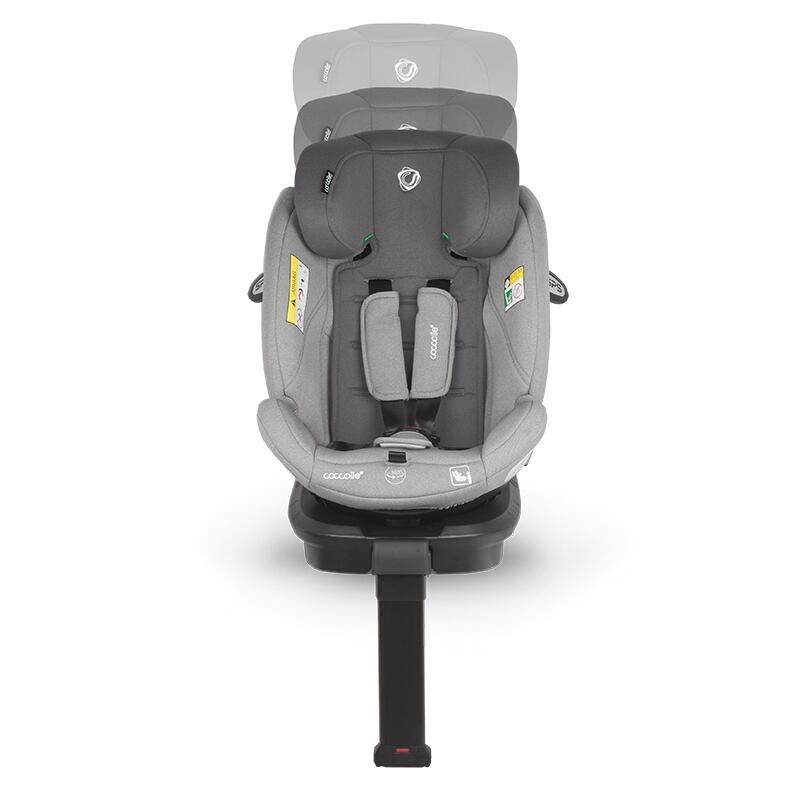 Scaun auto iSize 40-150 cm Coccolle Sidra Moonlit grey+Coccolle protectie bancheta auto mica - gogobaby.ro