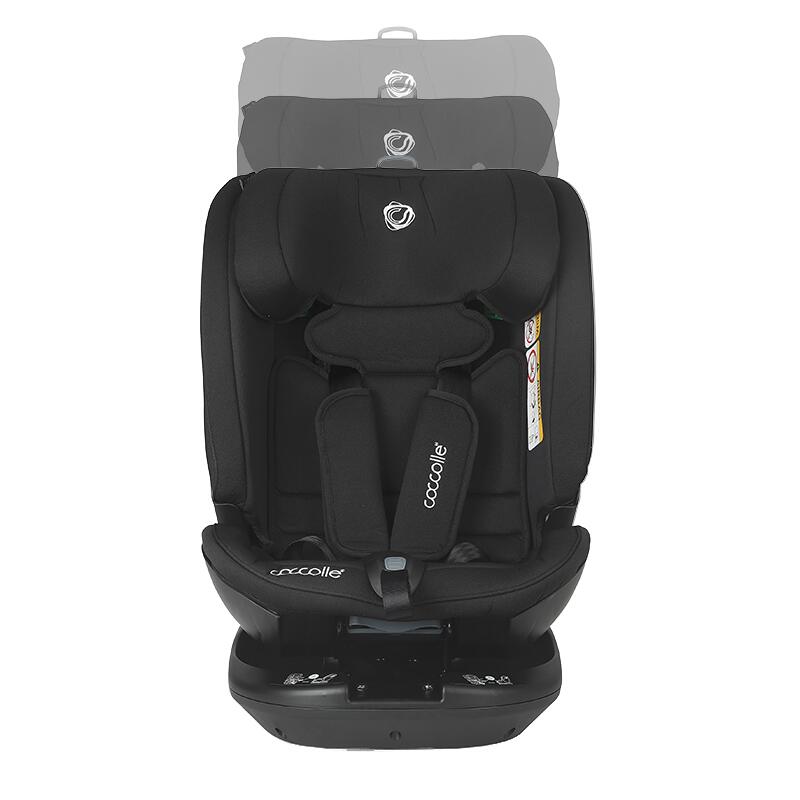 Scaun auto rotativ iSize Coccolle Velsa Jet black - gogobaby.ro