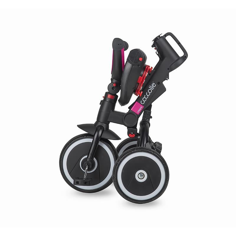 Tricicleta multifunctionala pliabila Coccolle Vispo Magenta - gogobaby.ro
