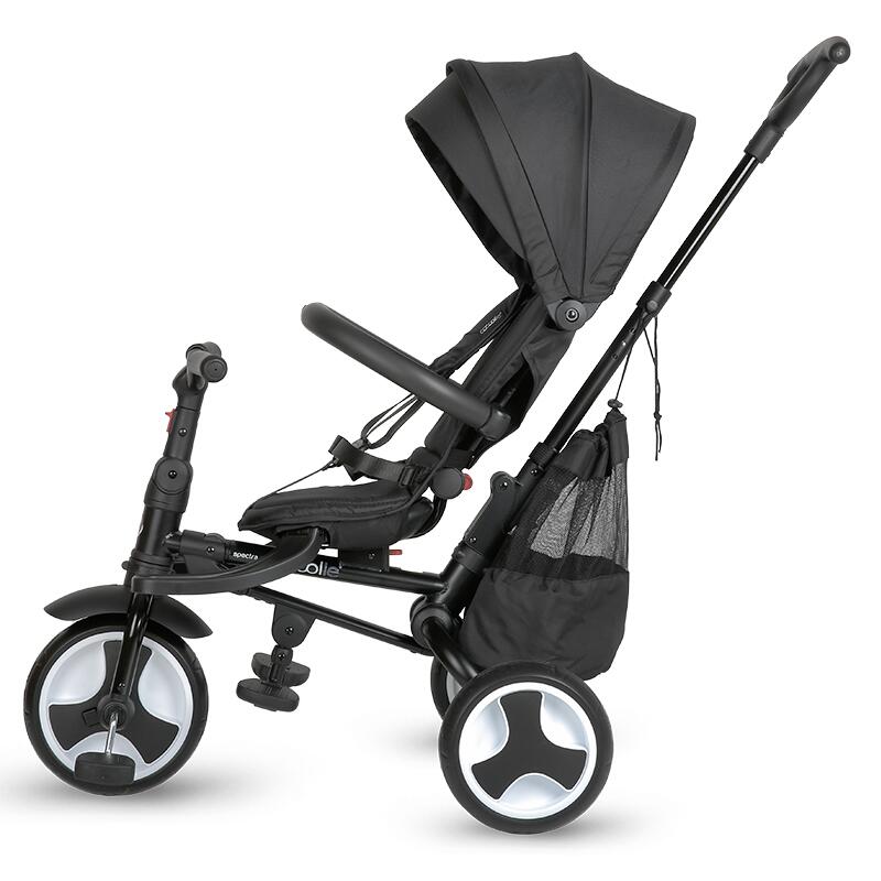 Tricicleta ultrapliabila Coccolle Spectra plus Jet Black - gogobaby.ro