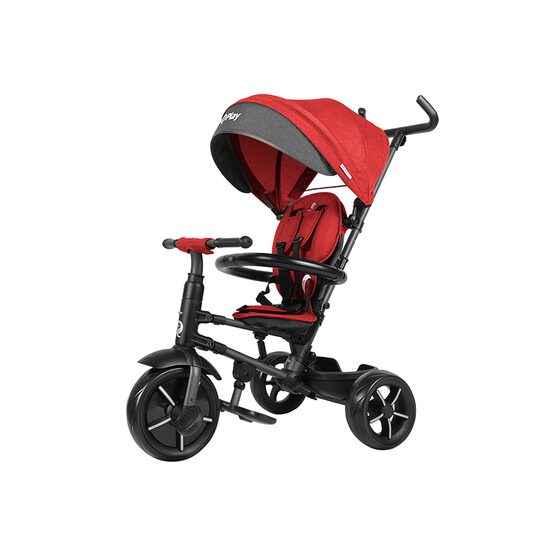 Tricicleta Qplay Rito Star rosu - gogobaby.ro