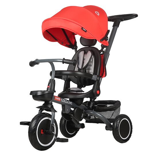 Tricicleta multifunctionala Coccolle Venti Chili pepper - gogobaby.ro