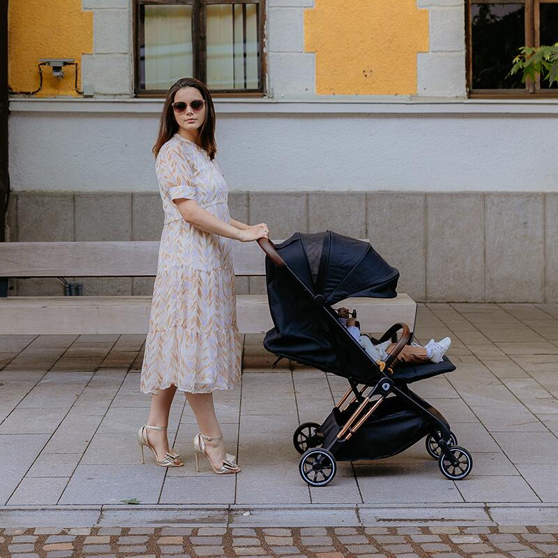 Carucior sport cu pliere automata Coccolle Beyla Gold LE - gogobaby.ro