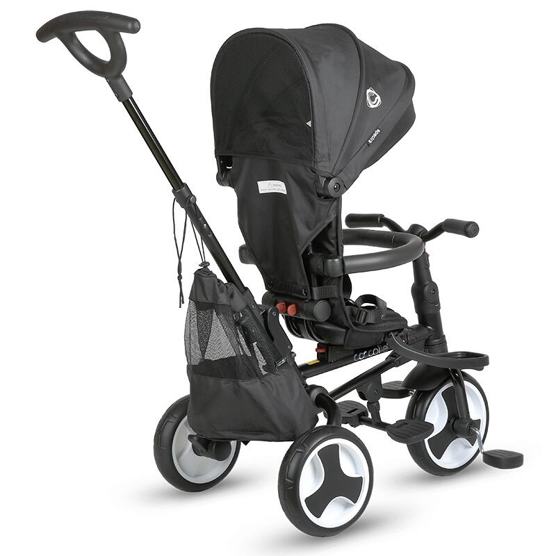 Tricicleta ultrapliabila Coccolle Spectra plus Jet Black - gogobaby.ro