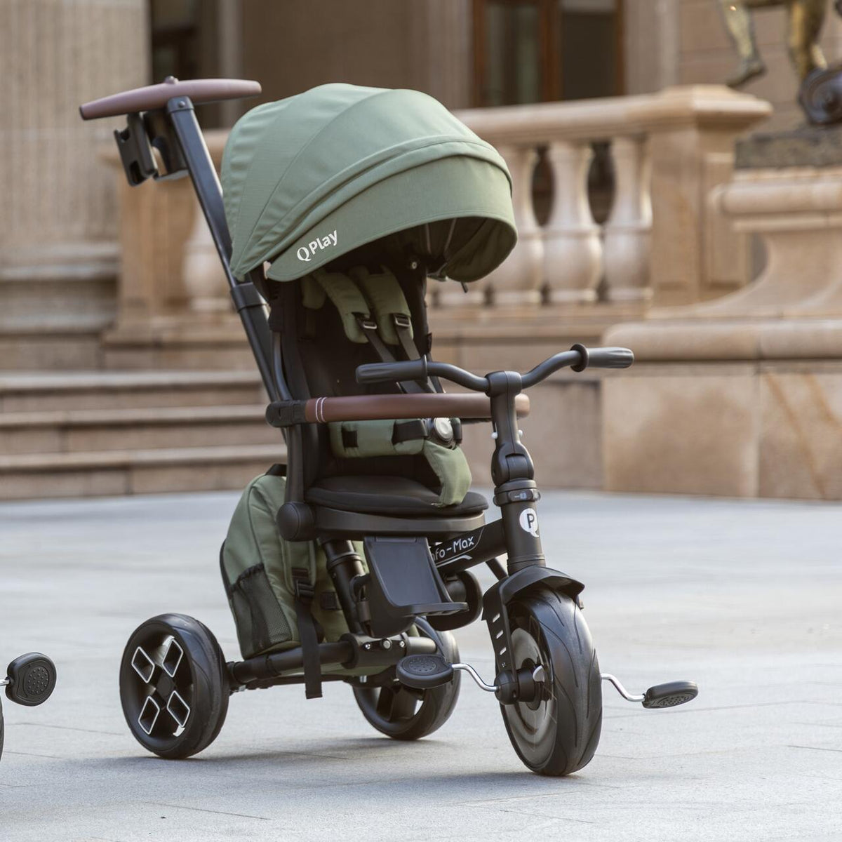 Tricicleta ultrapliabila Qplay Comfo Max Verde
