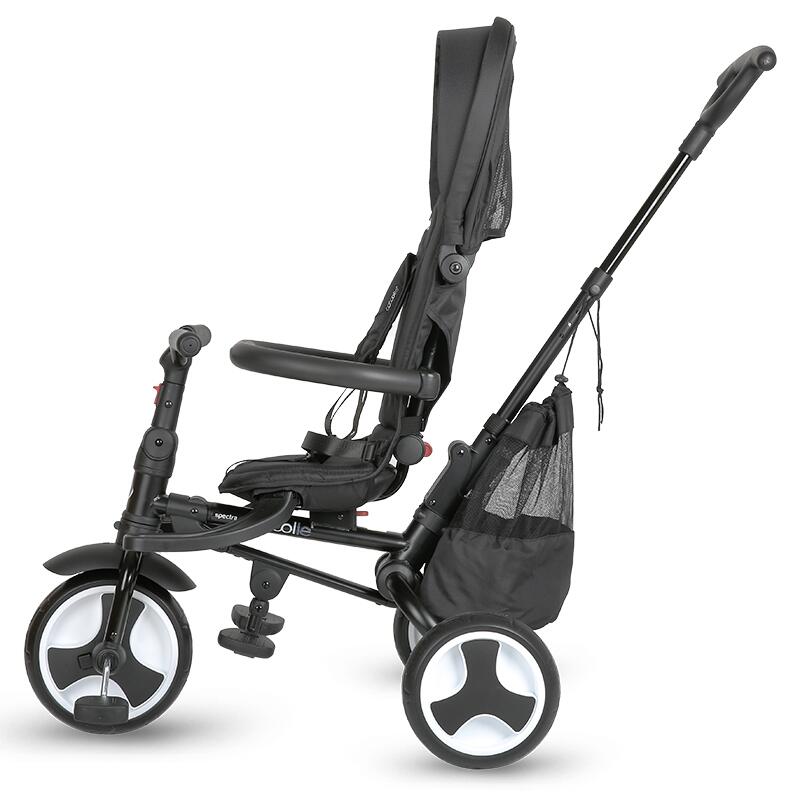Tricicleta ultrapliabila Coccolle Spectra plus Jet Black - gogobaby.ro