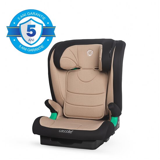 Scaun auto iSize 100-150 cm Coccolle Eris Sand beige - gogobaby.ro