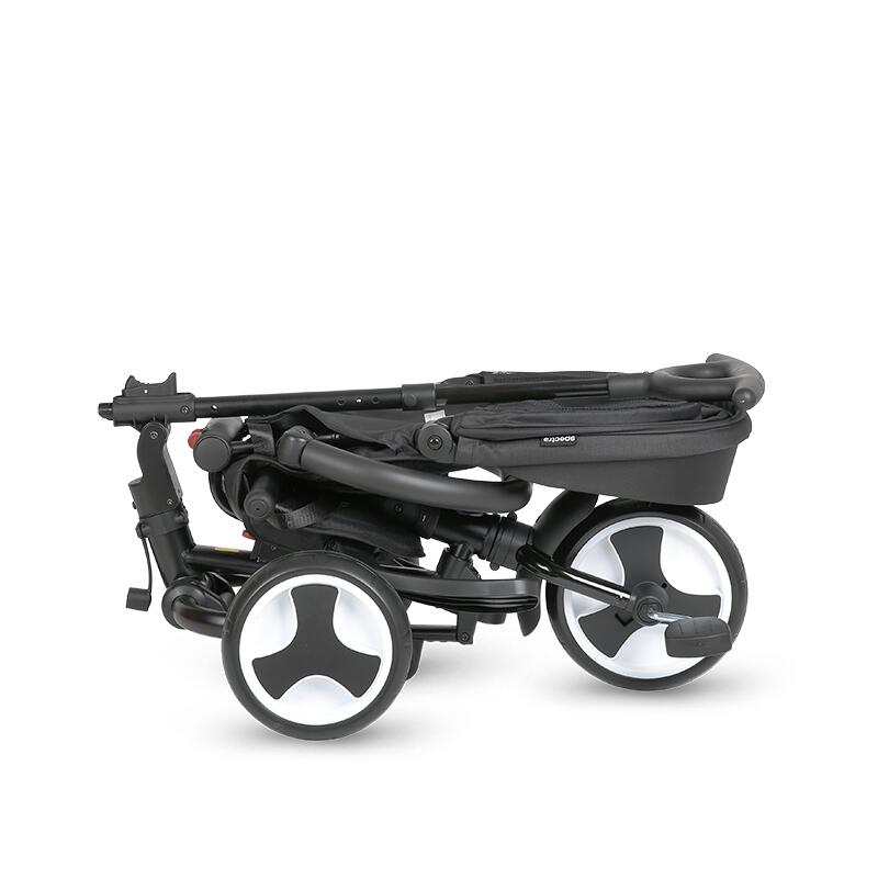Tricicleta ultrapliabila Coccolle Spectra plus Jet Black - gogobaby.ro