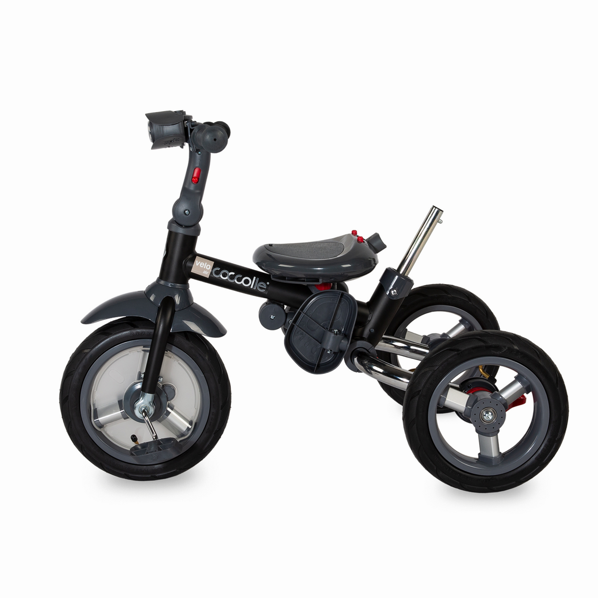 Tricicleta multifunctionala 4in1 cu sezut reversibil Coccolle Velo Air Verde - gogobaby.ro