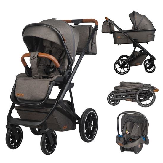 Sistem modular 3in1 Coccolle Nessia Anthracite - gogobaby.ro