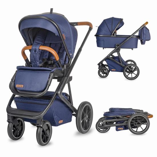 Sistem modular 3in1 Coccolle Nessia Navy Blue - gogobaby.ro