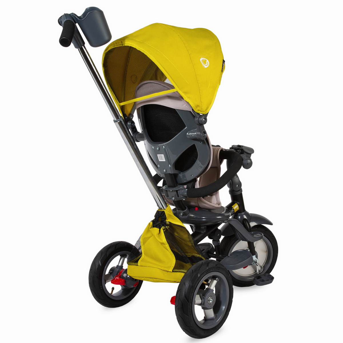 Tricicleta multifunctionala 4in1 cu sezut reversibil Coccolle Velo Air Mustar - gogobaby.ro
