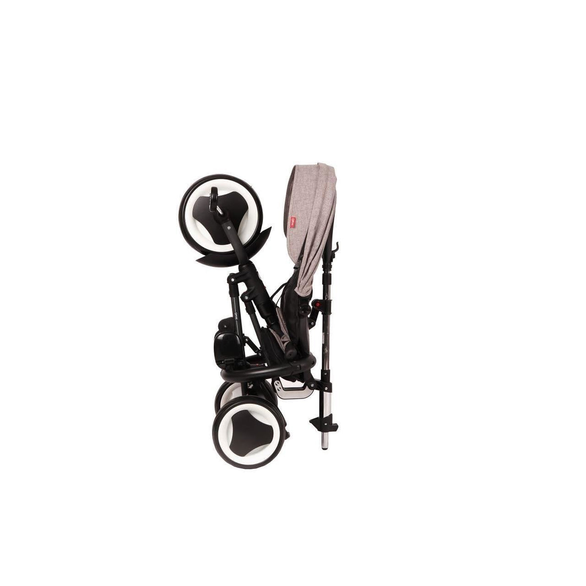 Tricicleta pliabila pentru copii QPlay Rito Gri - gogobaby.ro