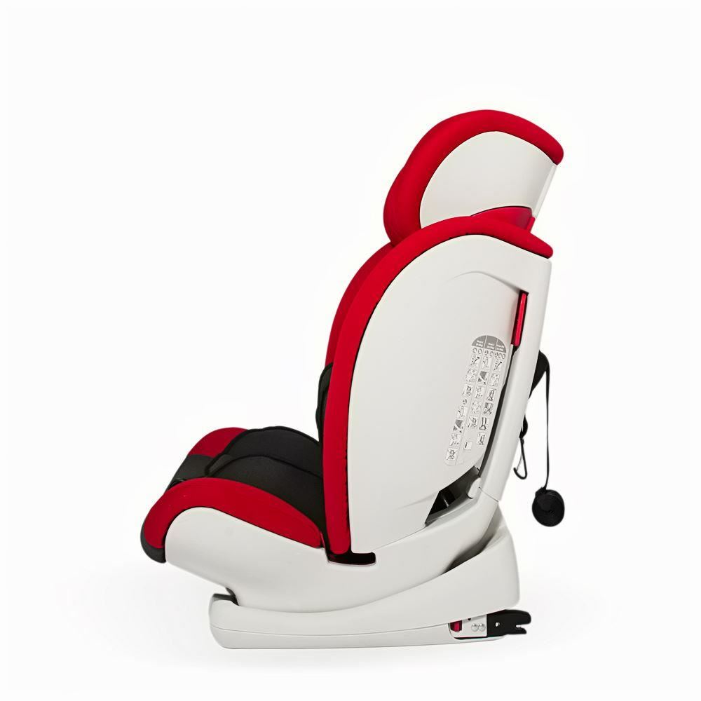Scaun auto cu Isofix grupa 9-36 kg COCCOLLE Vela-Fix rosu - gogobaby.ro