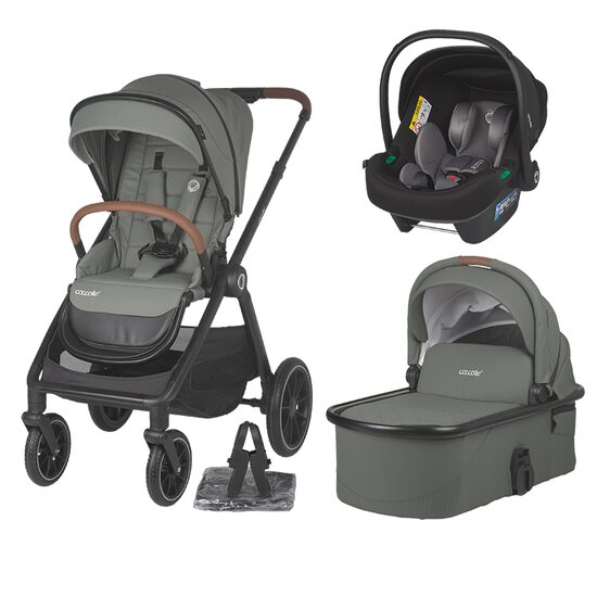 Sistem modular 3in1 Coccolle Aspen Moss green + Scoica auto Coccolle Knox Anthracite - gogobaby.ro