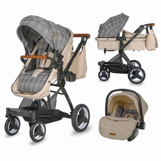 Carucior transformabil 3in1 Coccolle Ambra Safari Beige - gogobaby.ro