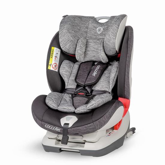 Scaun auto cu Isofix grupa 0-36 kg Coccolle Cressida Raven Gray - gogobaby.ro