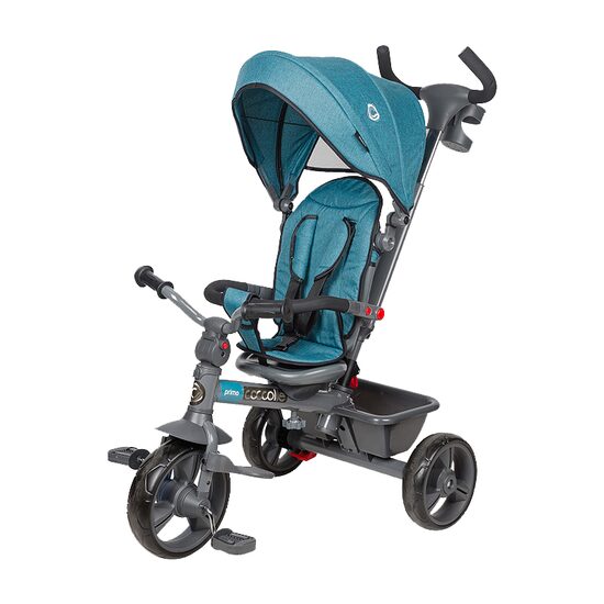 Tricicleta multifunctionala Coccolle Primo Turquoise tide - gogobaby.ro