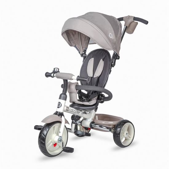 Tricicleta Coccolle Urbio Gri - gogobaby.ro
