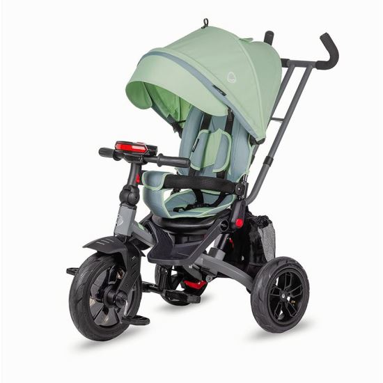 Tricicleta multifunctionala Coccolle Pianti Mint Green - gogobaby.ro