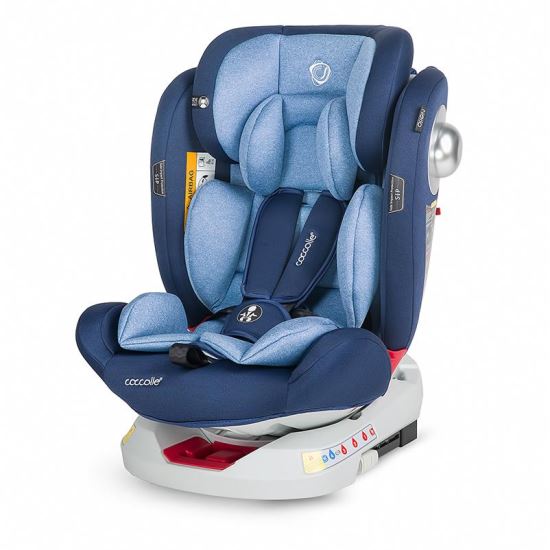 Scaun auto 0-36 kg rotativ Coccolle Nerio Celestial blue - gogobaby.ro