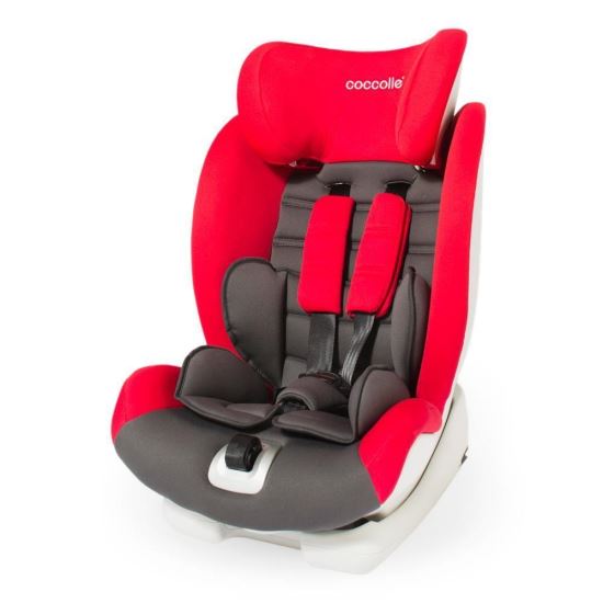 Scaun auto cu Isofix grupa 9-36 kg COCCOLLE Vela-Fix rosu - gogobaby.ro