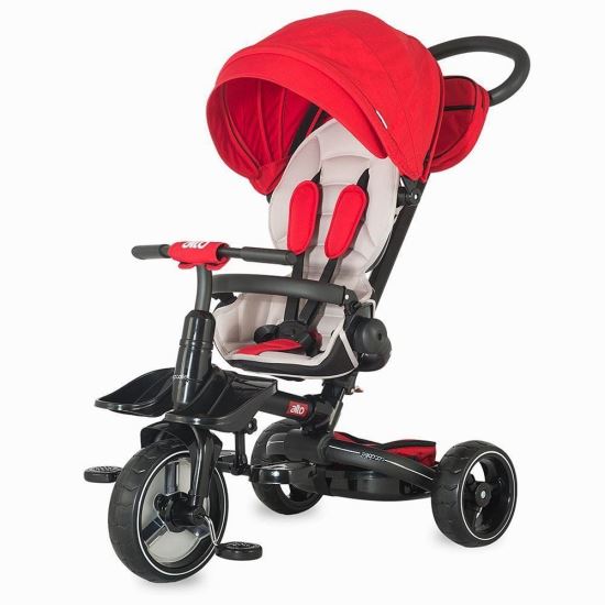 Tricicleta multifunctionala COCCOLLE Alto rosu - gogobaby.ro