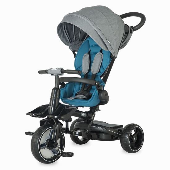 Tricicleta multifunctionala COCCOLLE Alto albastru - gogobaby.ro
