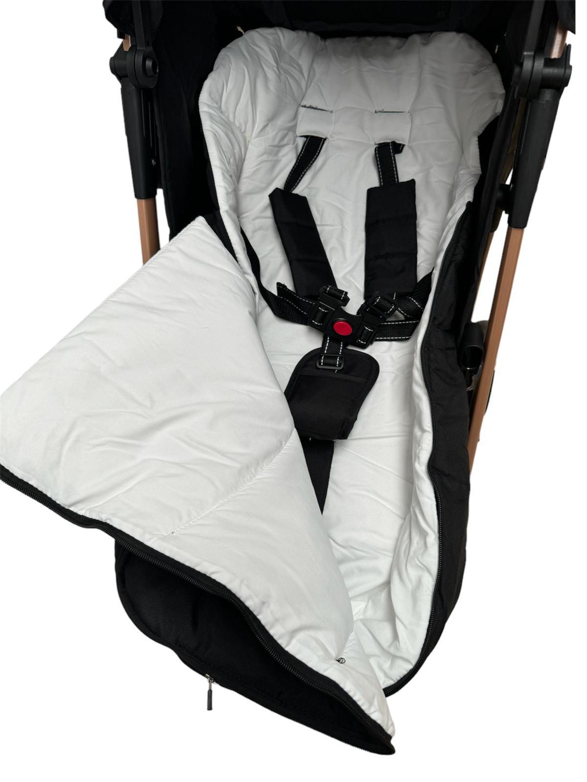 Carucior Sport L-Sun Jack, cu saculet de iarna inclus, geanta parinti si pliere compacta tip troller, culoare GRI - gogobaby.ro