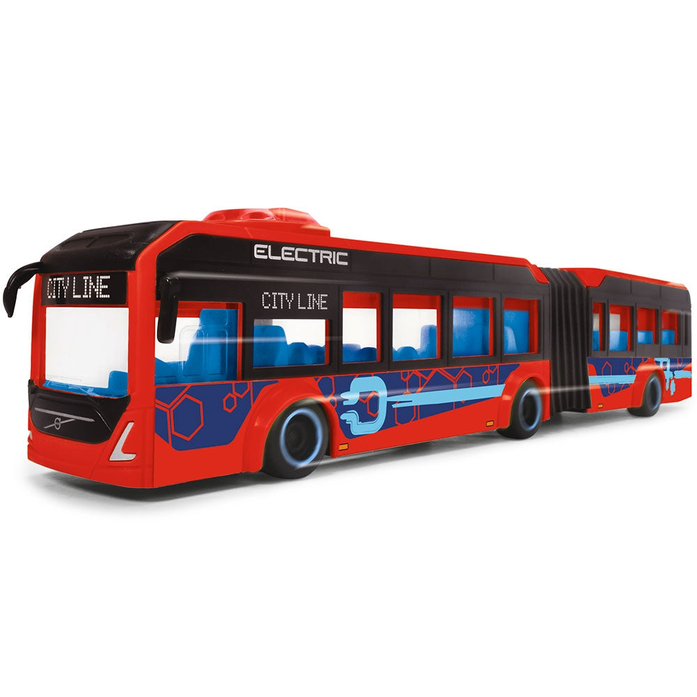Autobuz Dickie Toys Volvo City Bus 40 cm rosu - gogobaby.ro