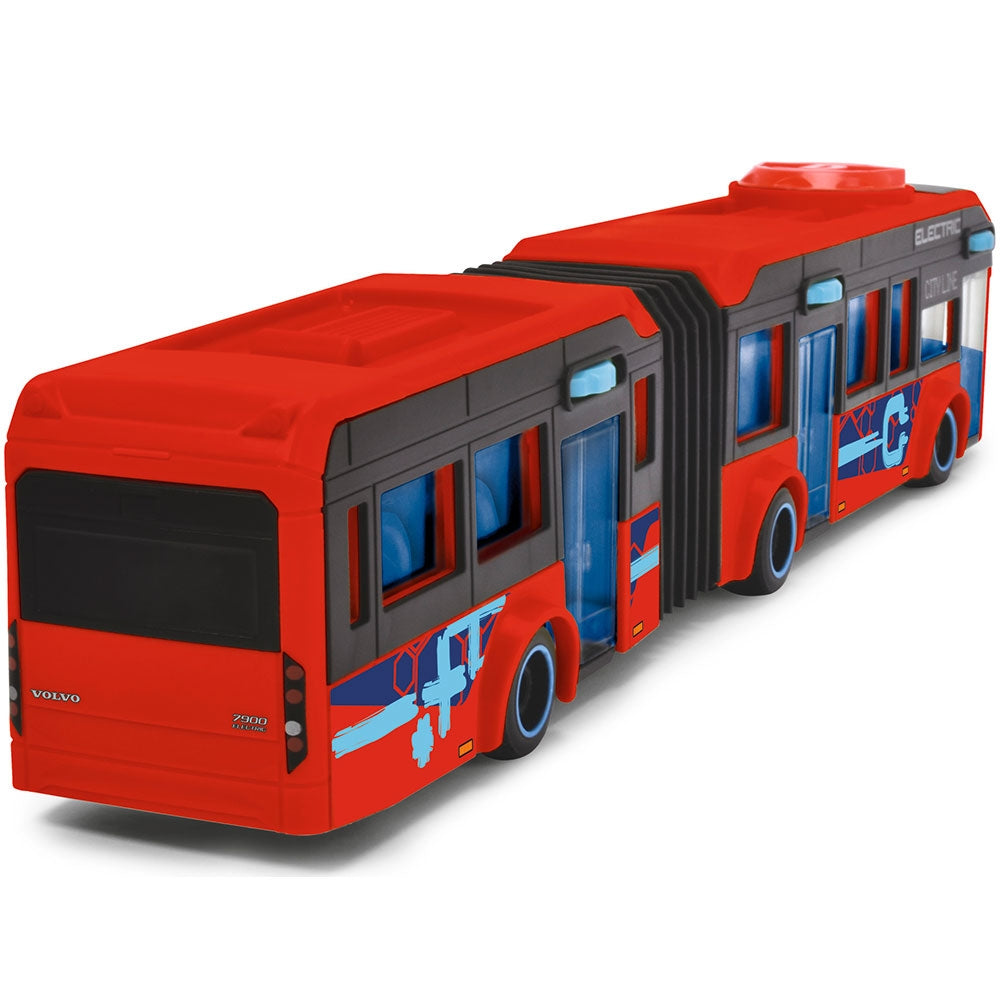 Autobuz Dickie Toys Volvo City Bus 40 cm rosu - gogobaby.ro