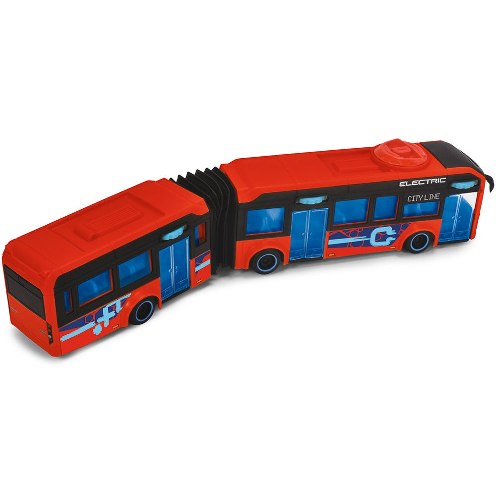 Autobuz Dickie Toys Volvo City Bus 40 cm rosu - gogobaby.ro