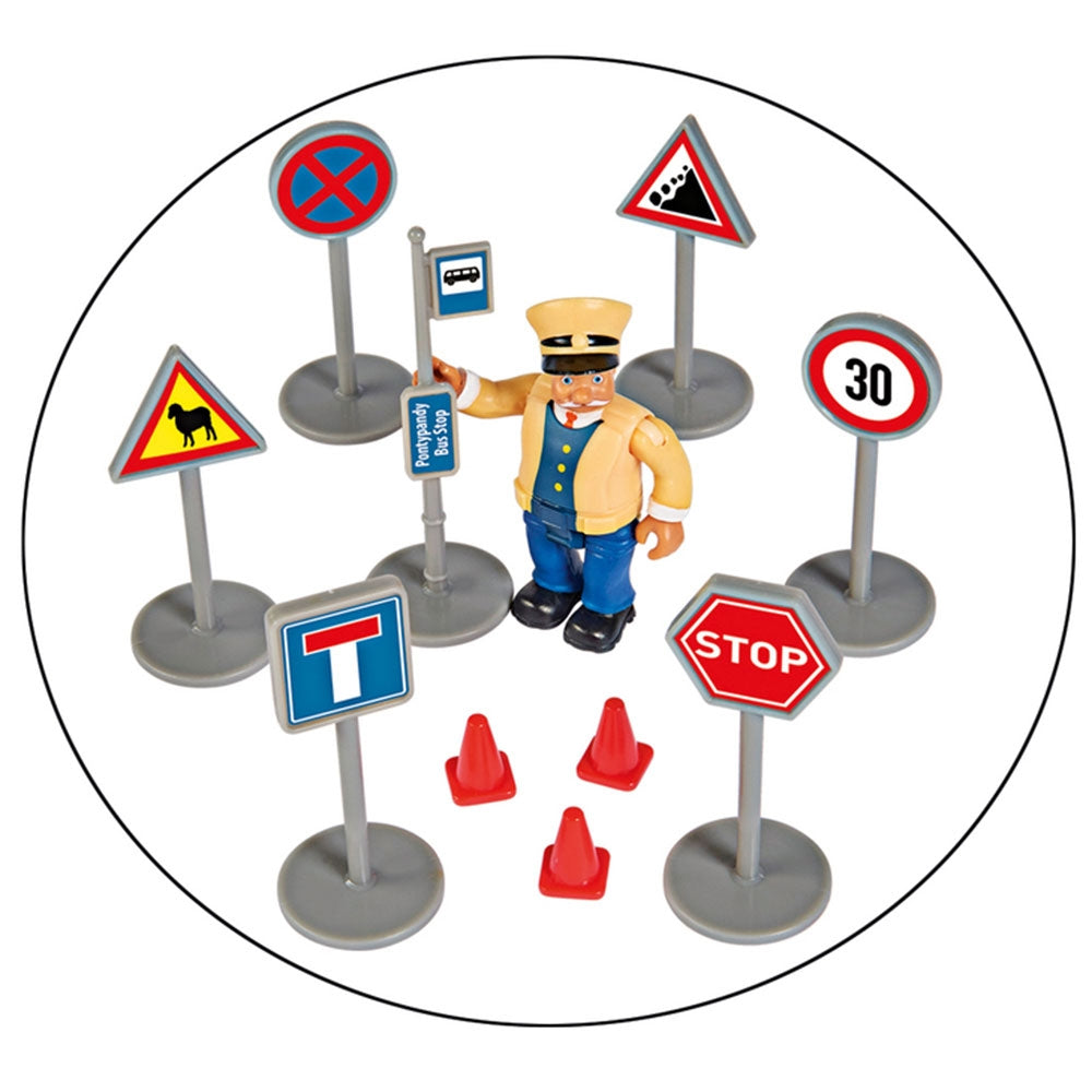 Autobuz Simba Fireman Sam Trevors Bus cu figurina si accesorii - gogobaby.ro